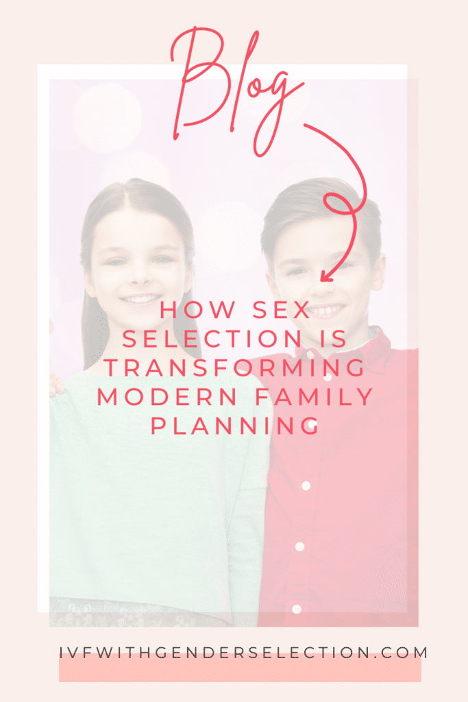 Planification familiale avec sélection du sexe