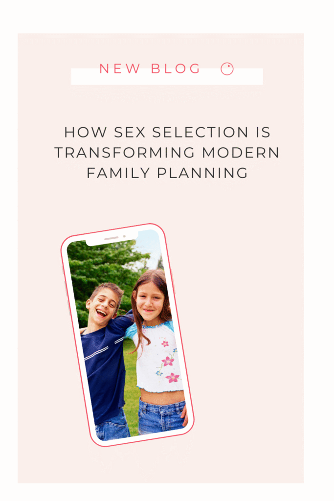 Planification familiale avec sélection du sexe