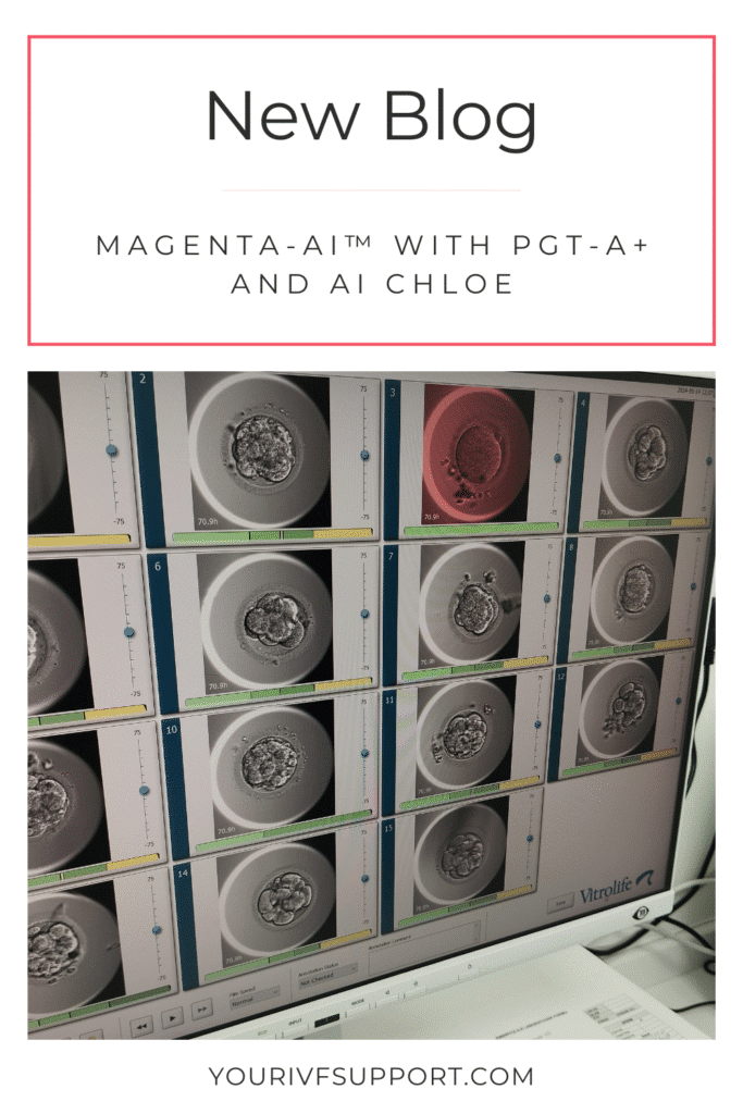 Magenta-AI-TM und AI Chloe von Fairtility TM
