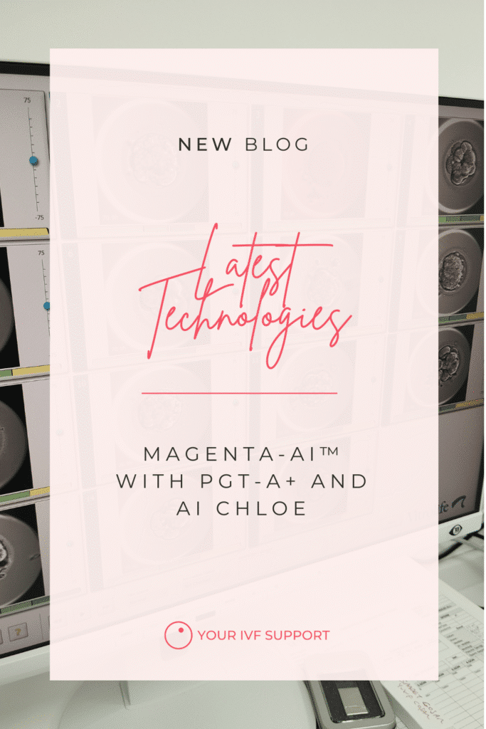 Magenta-AI-TM und AI Chloe von Fairtility TM