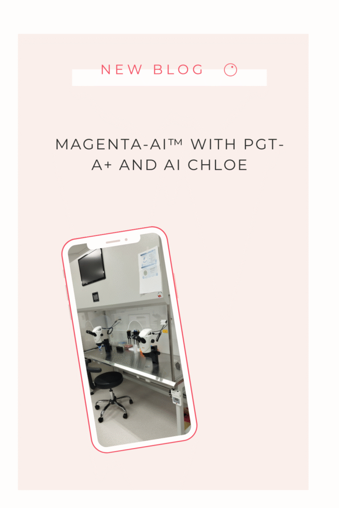 Magenta-AI-TM und AI Chloe von Fairtility TM
