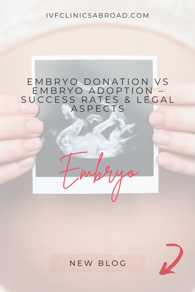 Embryonenspende vs. Embryoadoption