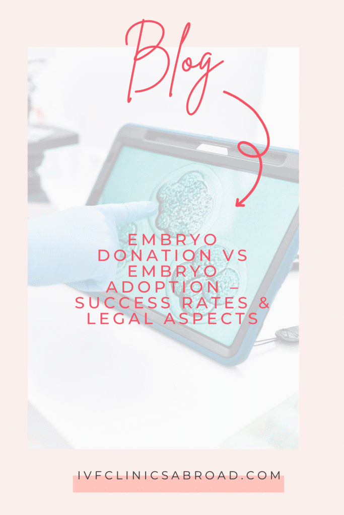 Embryonenspende vs. Embryoadoption