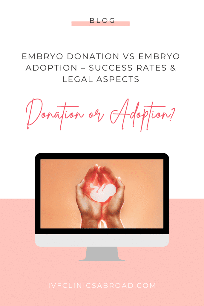 Embryonenspende vs. Embryoadoption