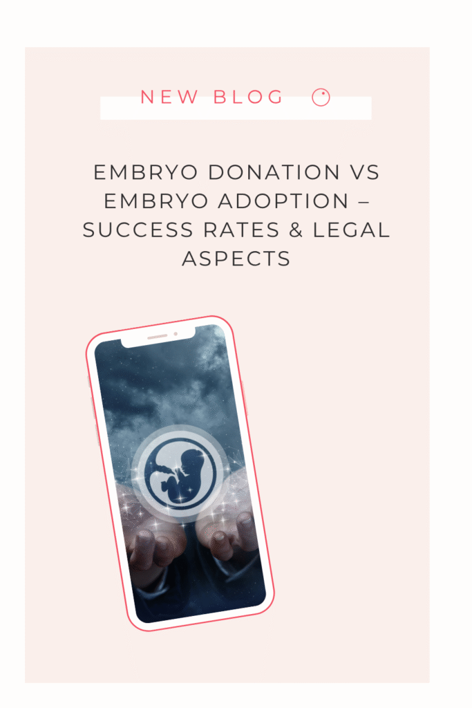 Embryonenspende vs. Embryoadoption