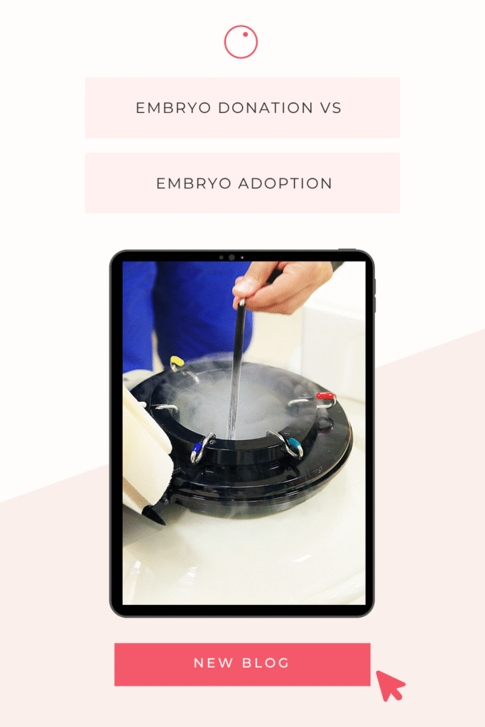 Embryonenspende vs. Embryoadoption